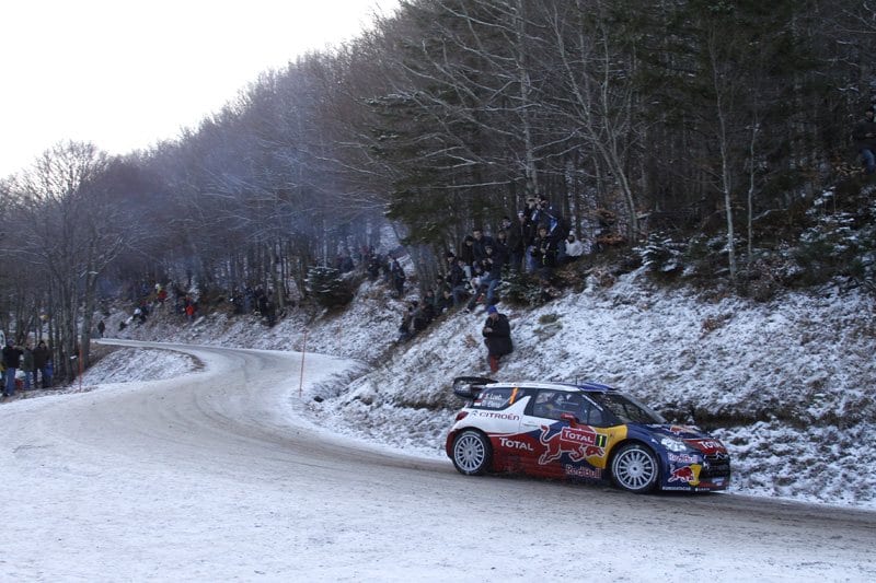 Rally Monte Carlo 2012, 2η μέρα: Ο Sebastien Loeb στο στοιχείο του