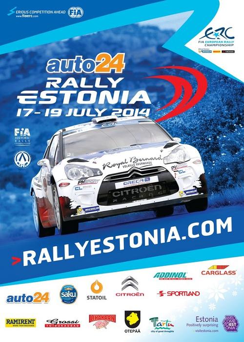 ERC: auto24 Rally Estonia 17-19 Ιουλίου 2014