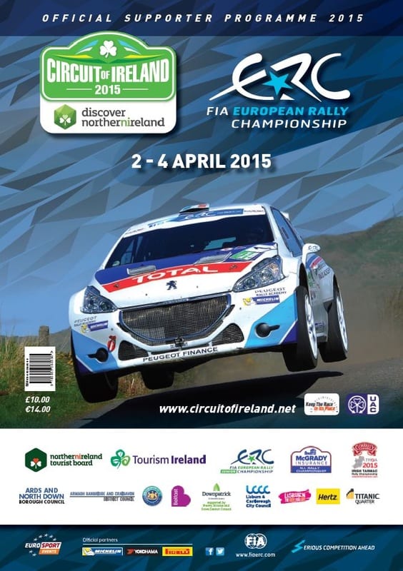 ERC: Circuit of Ireland Rally (2-4 Απριλίου 2015)