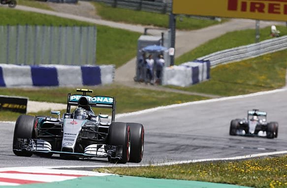 F1: Grand Prix Αυστρίας 2015,αποτελέσματα