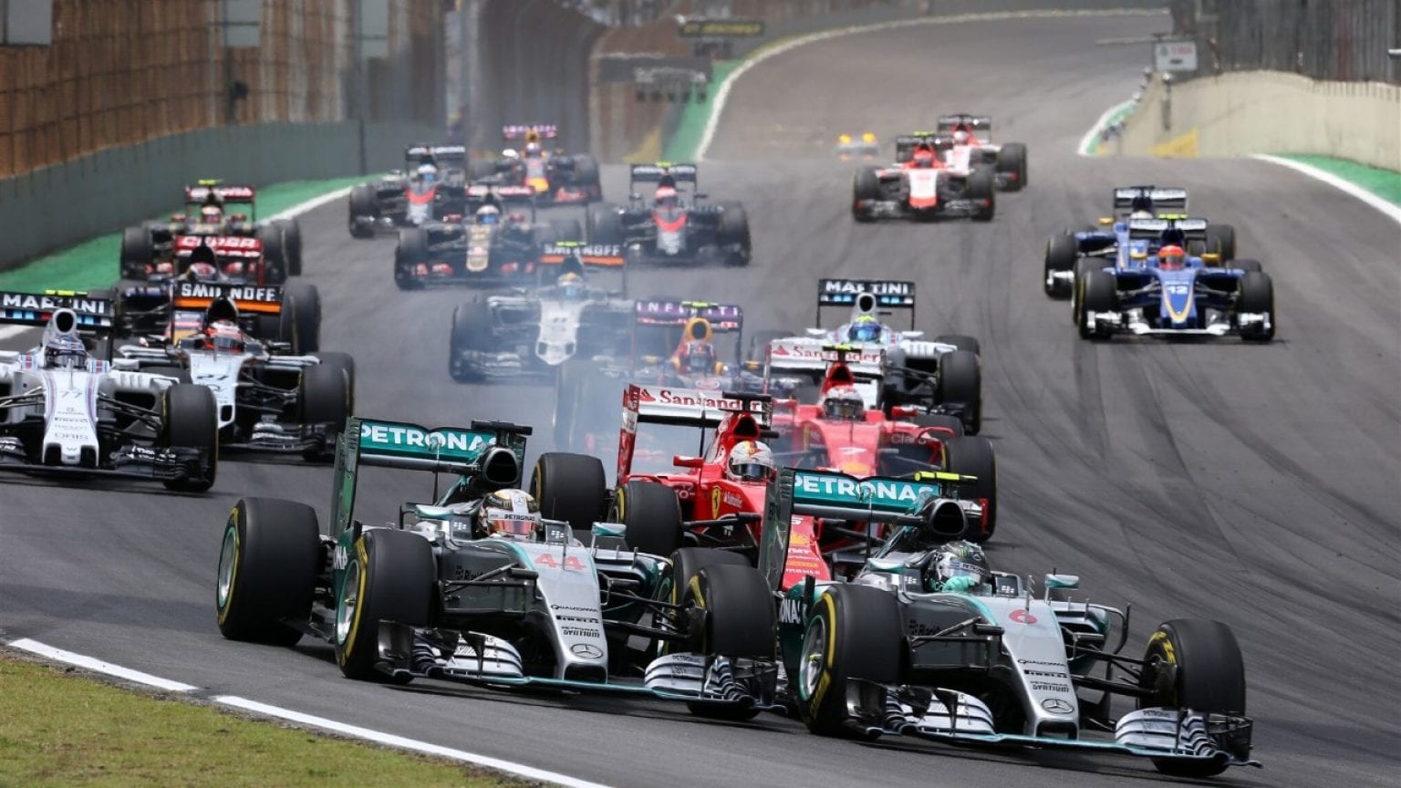 F1: Grand Prix Βραζιλίας 2015,Αποτελέσματα