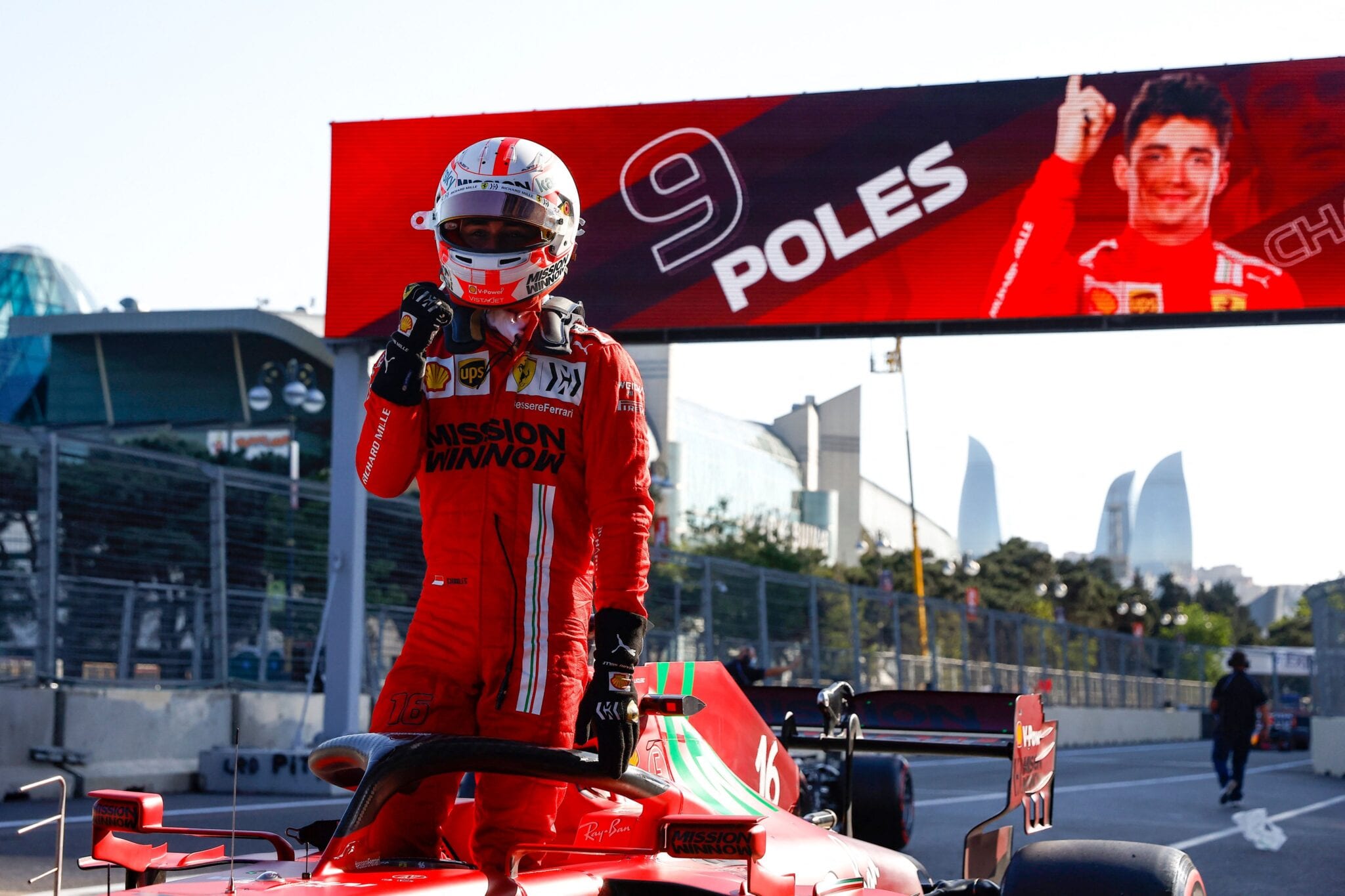 GP Baku: Δεύτερη συνεχόμενη pole για τον Leclerc σε μια χαοτική διαδικασία κατατακτήριων !