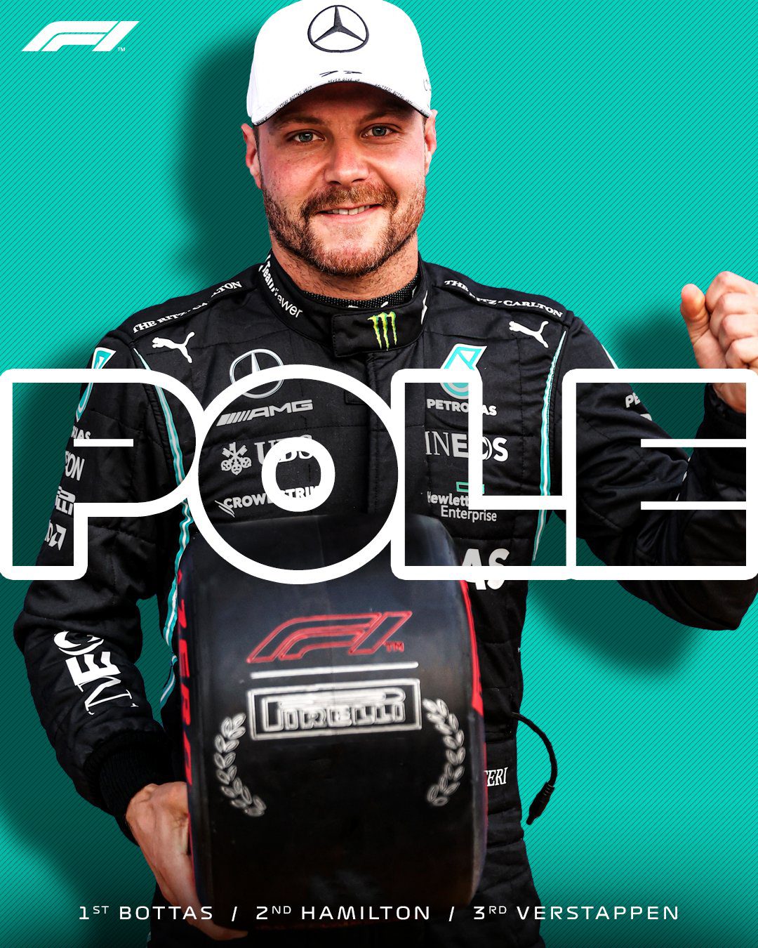 GP Μεξικού: Pole για τον Bottas και 1-2 η Mercedes!